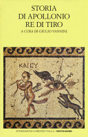 Copertina  Storia di Apollonio re di Tiro