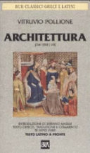 Copertina  Architettura ; (dai libri 1.-7.)