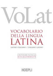 Copertina  Volat ; Vocabolario della lingua latina