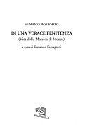 Copertina  Di una verace penitenza ; (Vita della Monaca di Monza)